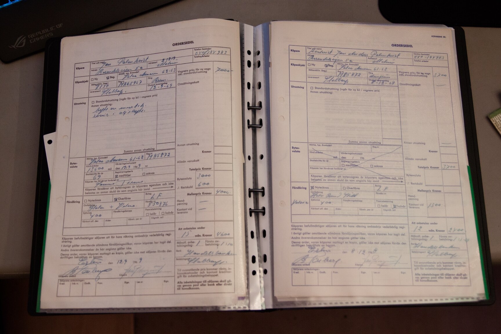 Documentation for 1962 Volvo Amazon (3)