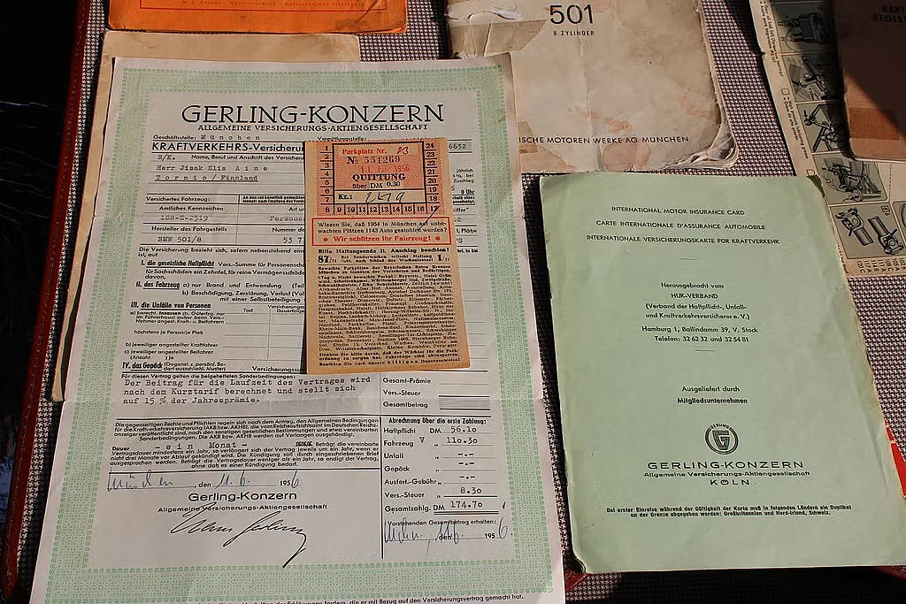 Dokumentation för 1956 BMW 501/502 Barockängel (1)