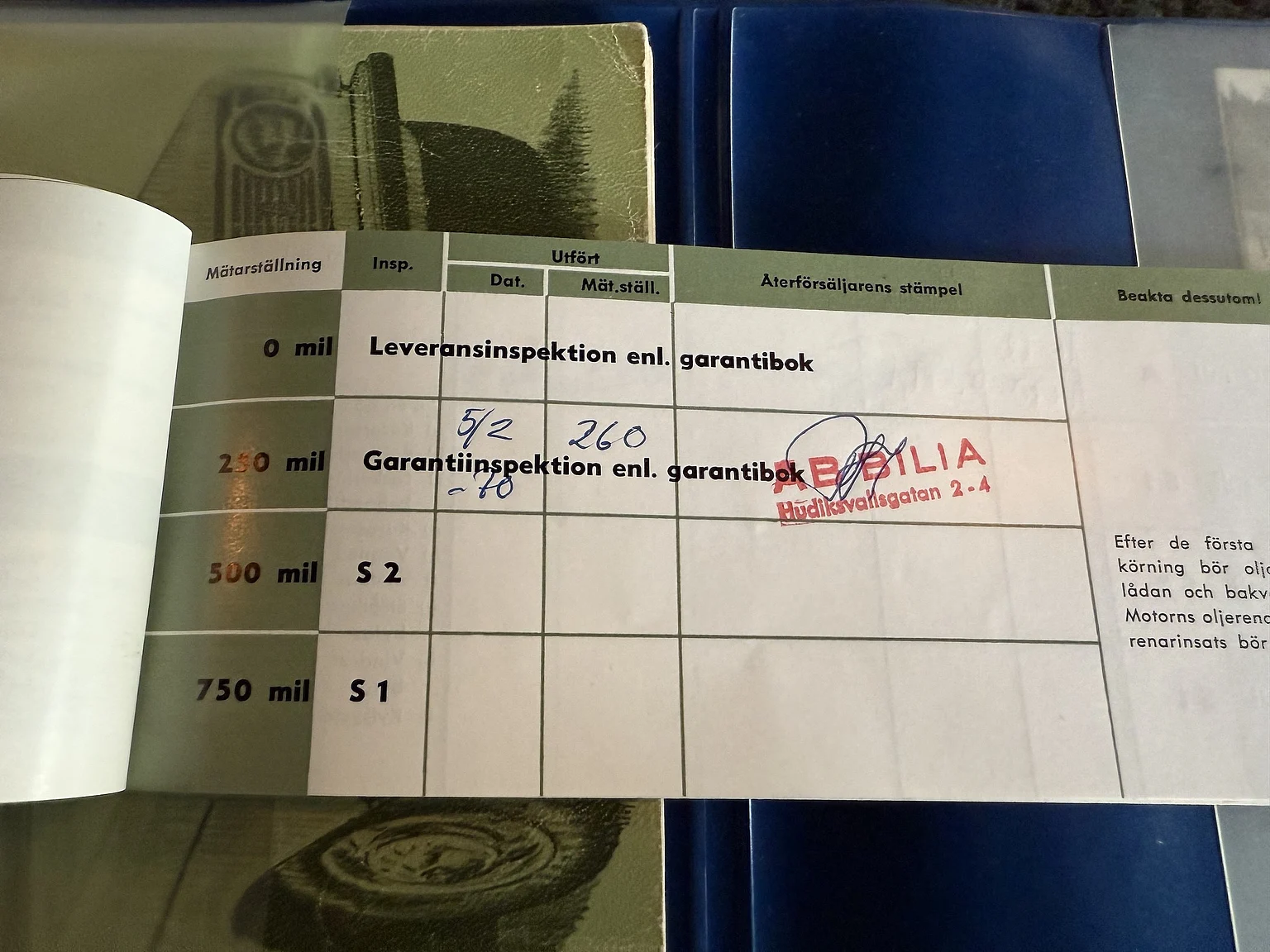 Documentation for 1970 Volvo 142 2.0 Automatic (12)