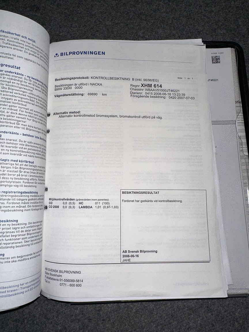 Documentation for 2001 BMW 330Xi