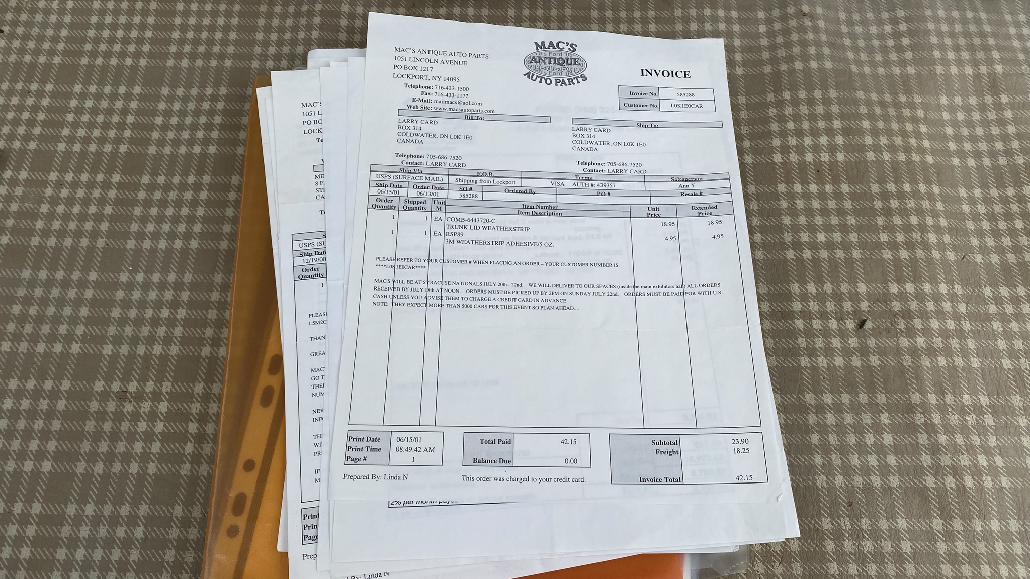 Documentation for 1959 Ford Thunderbird hardtop (65)
