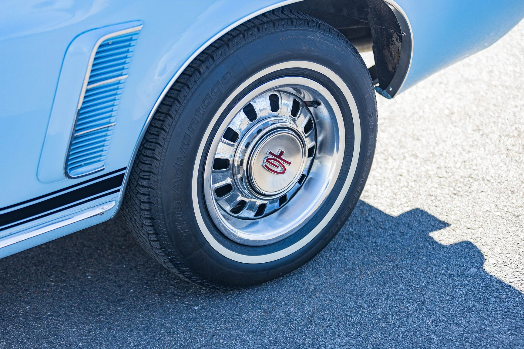 Exteriörbild på 1969 Ford Mustang GT Cabriolet "M-code" (17)