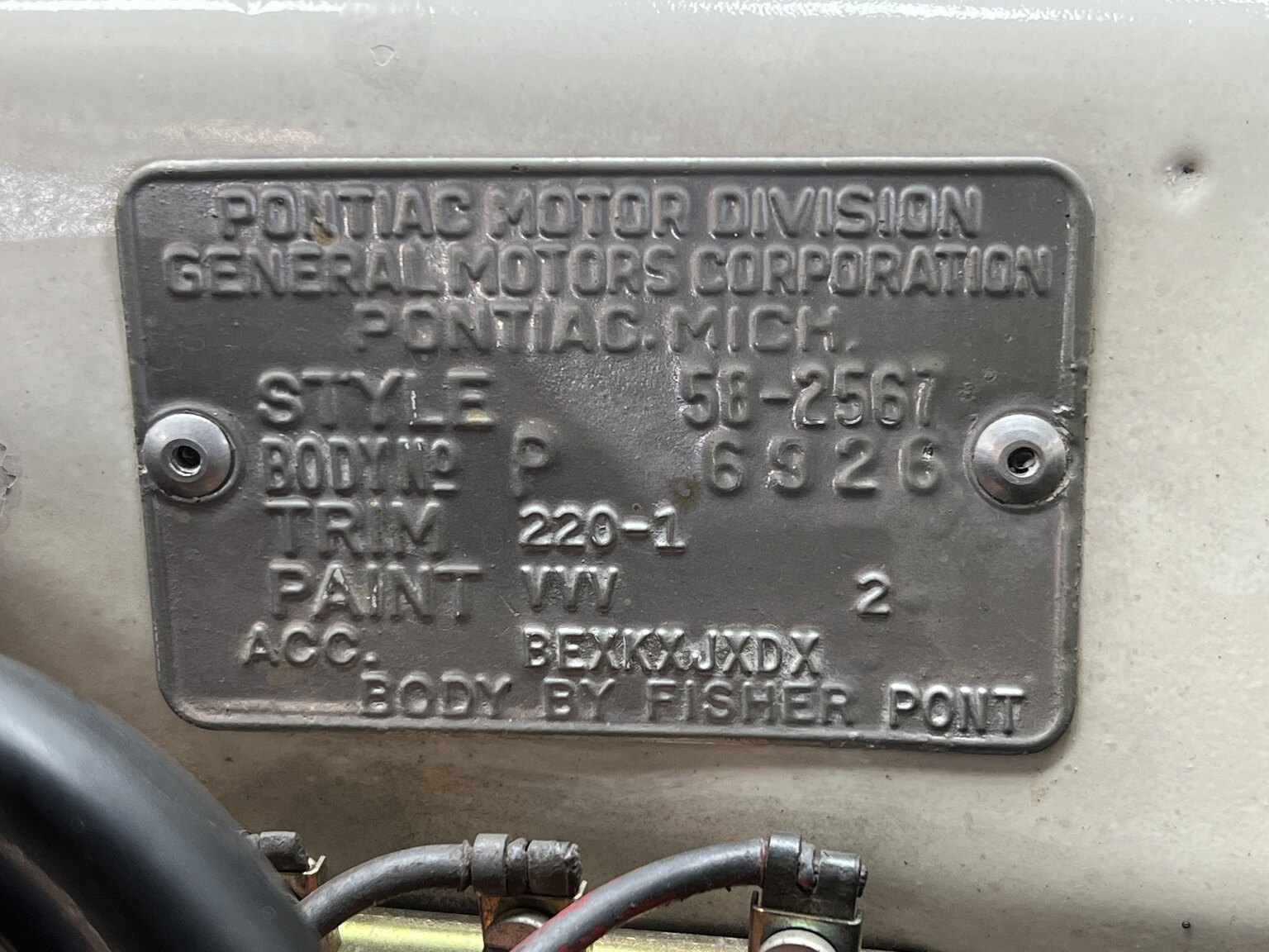 1958 Pontiac Chieftain, Mekanik