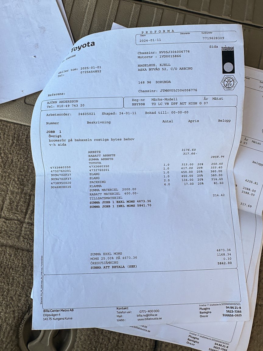 Documentation for 2008 Toyota Land Cruiser 4.5 4WD V8