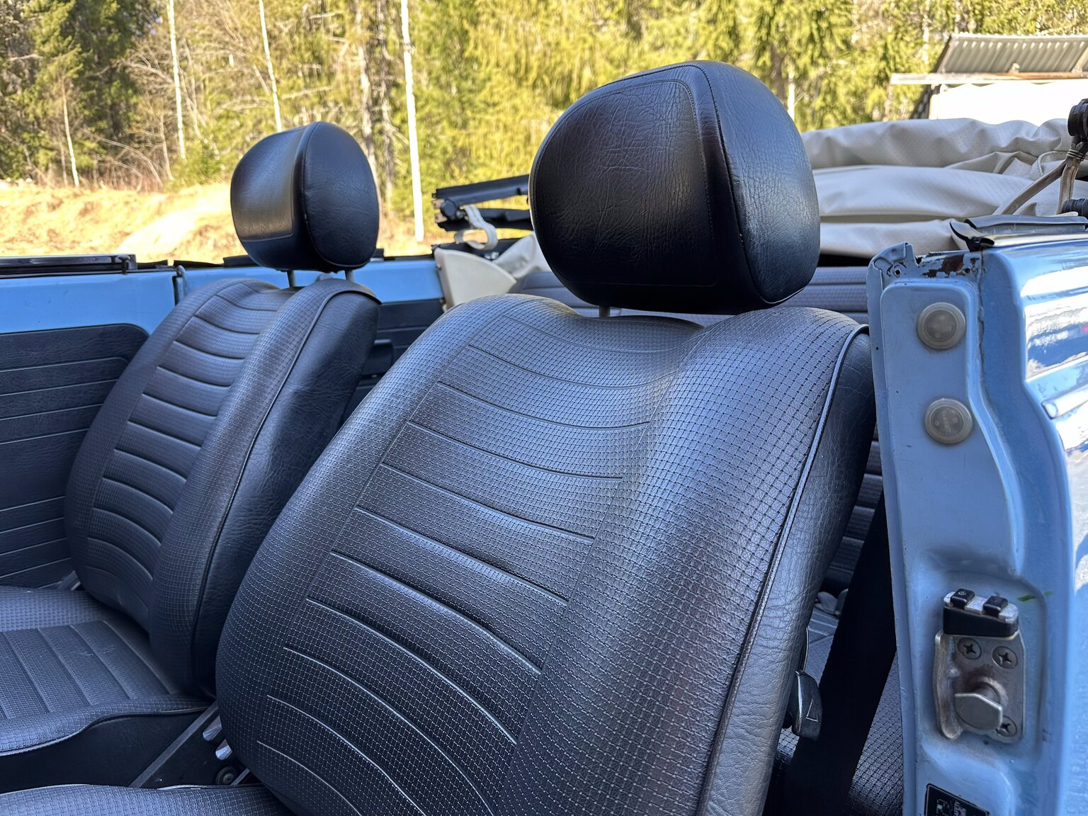 Interiörbild 1979 Volkswagen Beetle 1303 Käfer