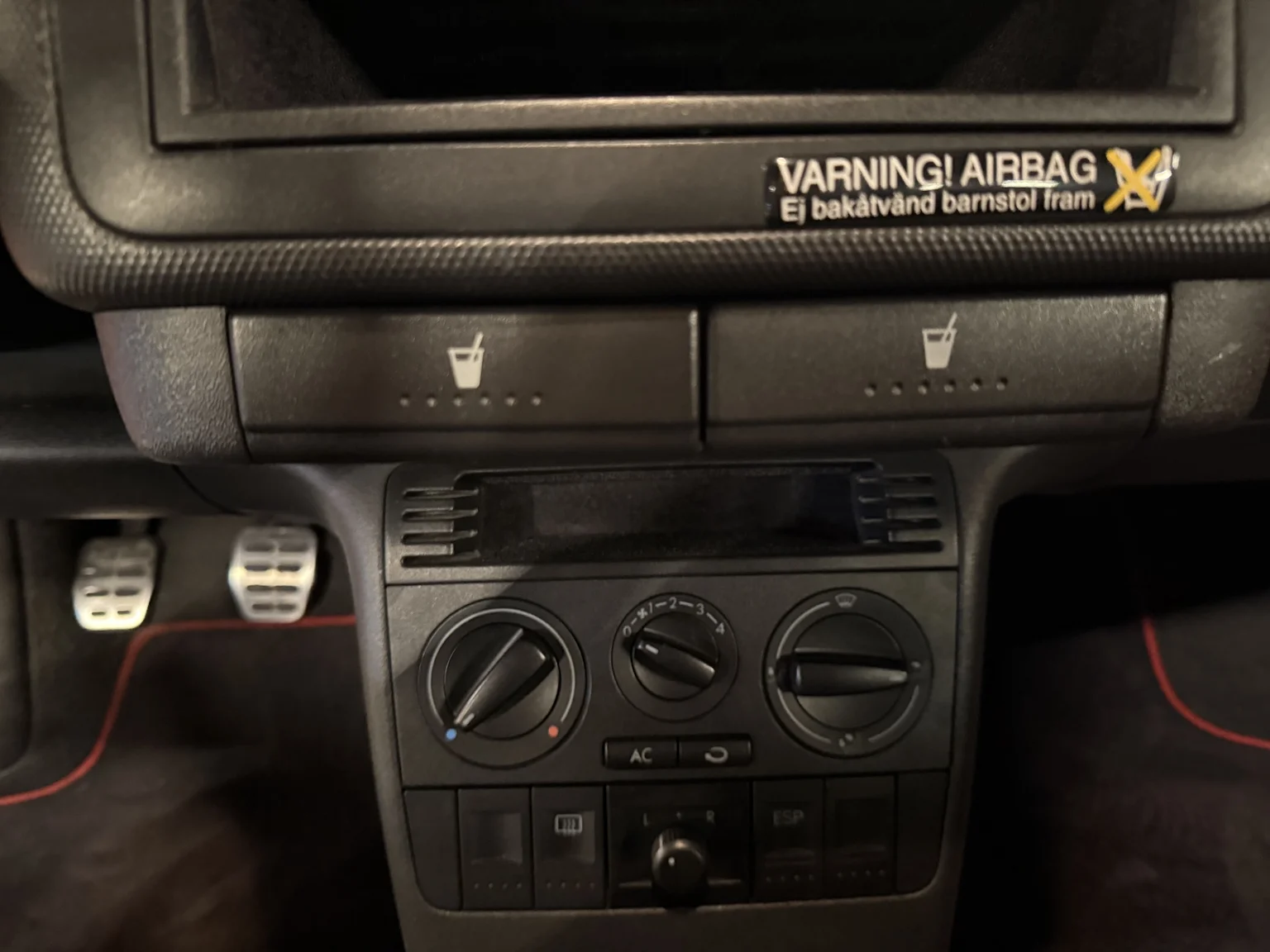 Interiörbild 2000 VW LUPO GTI 2001 (41)