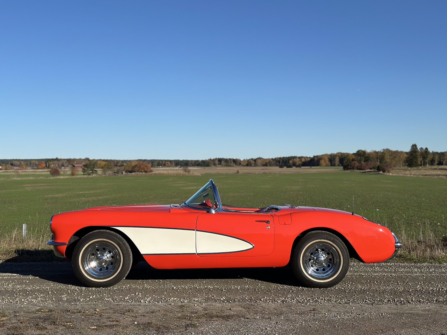 Exteriörbild på 1956 Chevrolet Corvette 