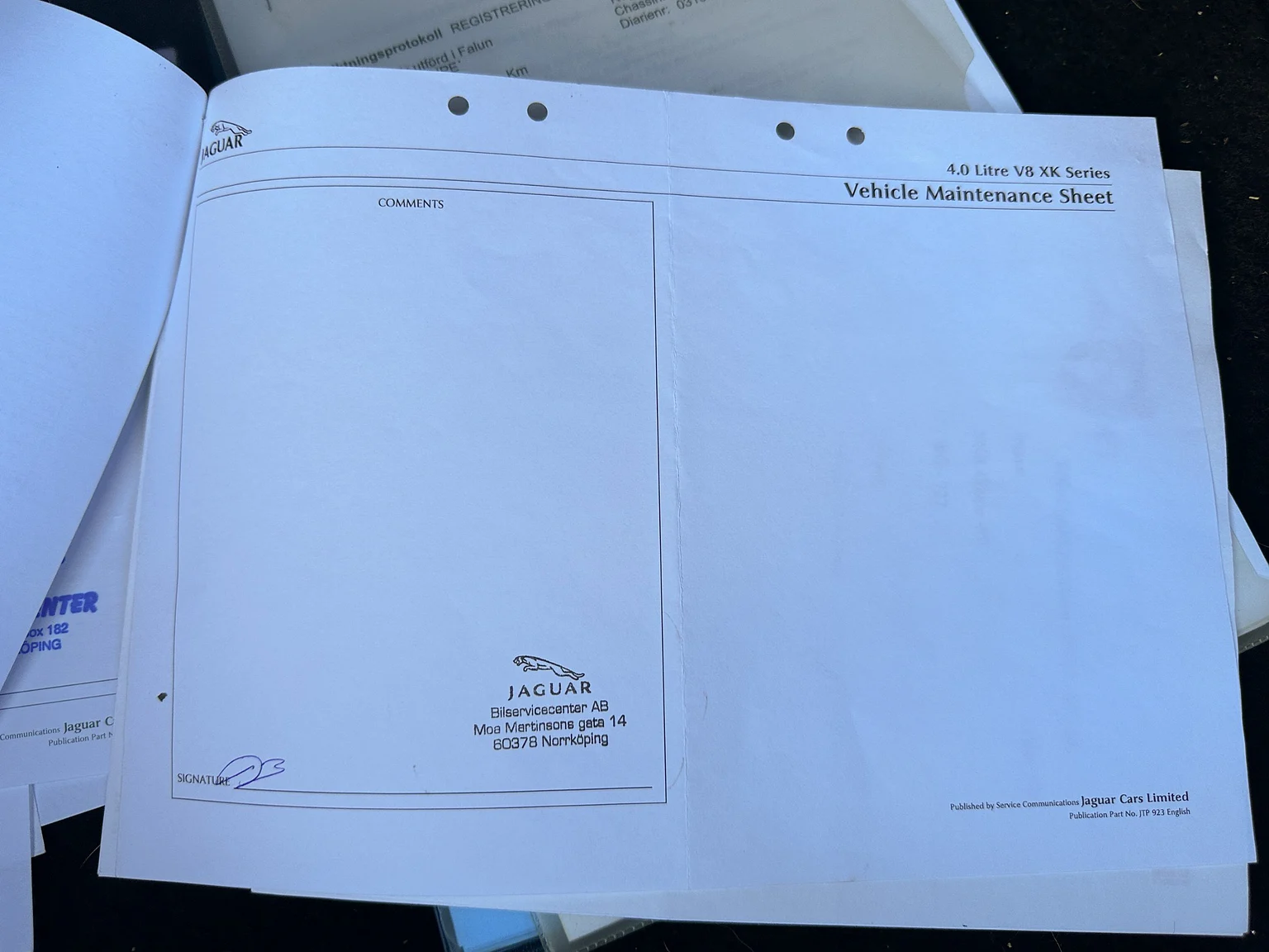 Documentation for 1999 Jaguar XKR - NO RESERVE (39)