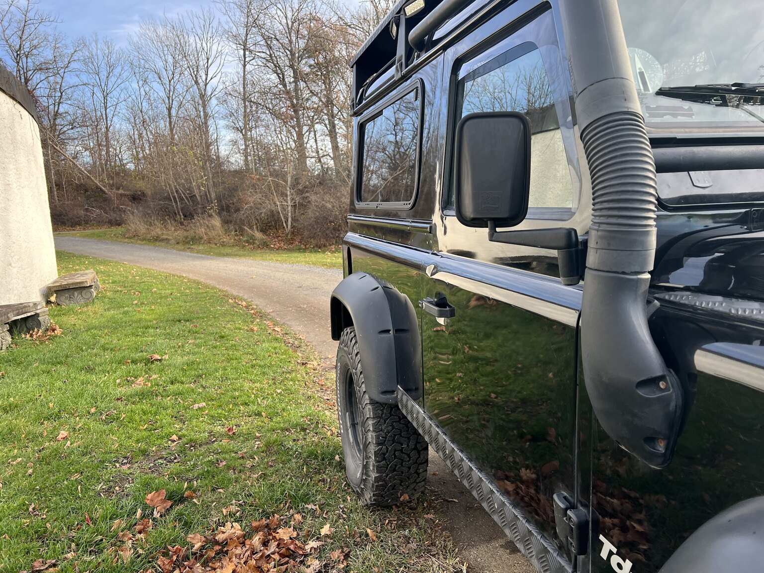 Exteriörbild på 2002 Land Rover Defender 90 2.5 Td5