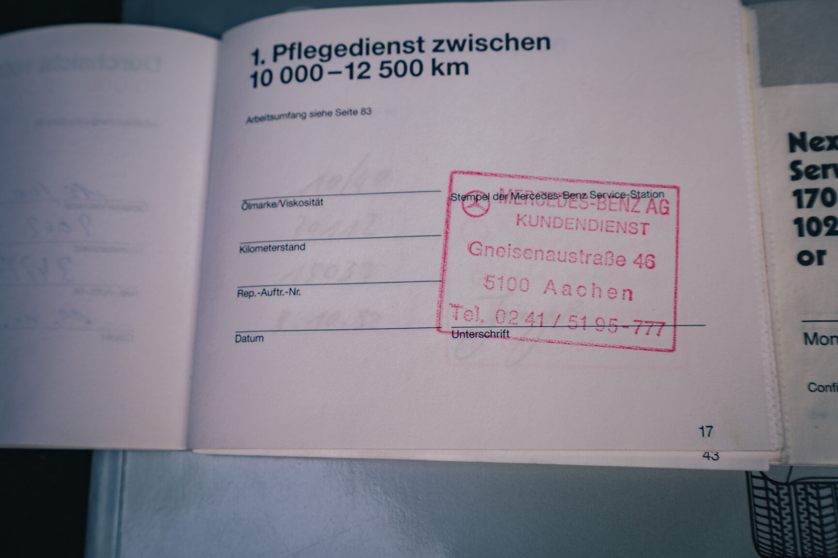 Dokumentation för 1992 Mercedes-Benz 500 SE (4)