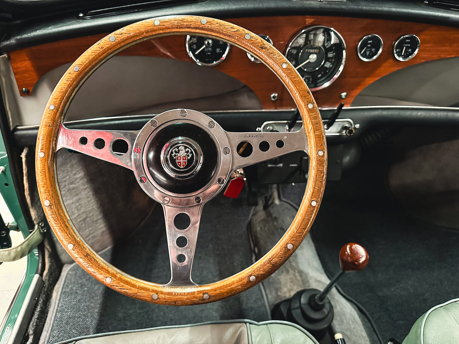 Innenraumfoto von 1965 Austin Cooper