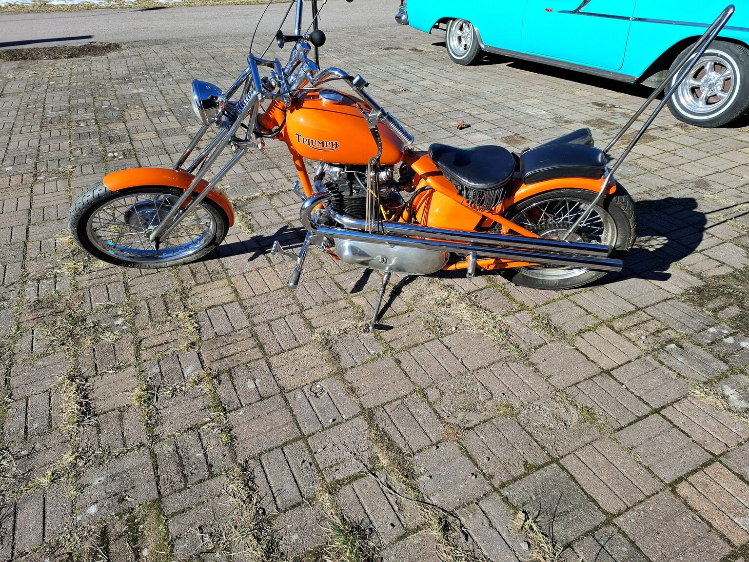Exteriörbild på 1953 Triumph Thunderbird Chopper