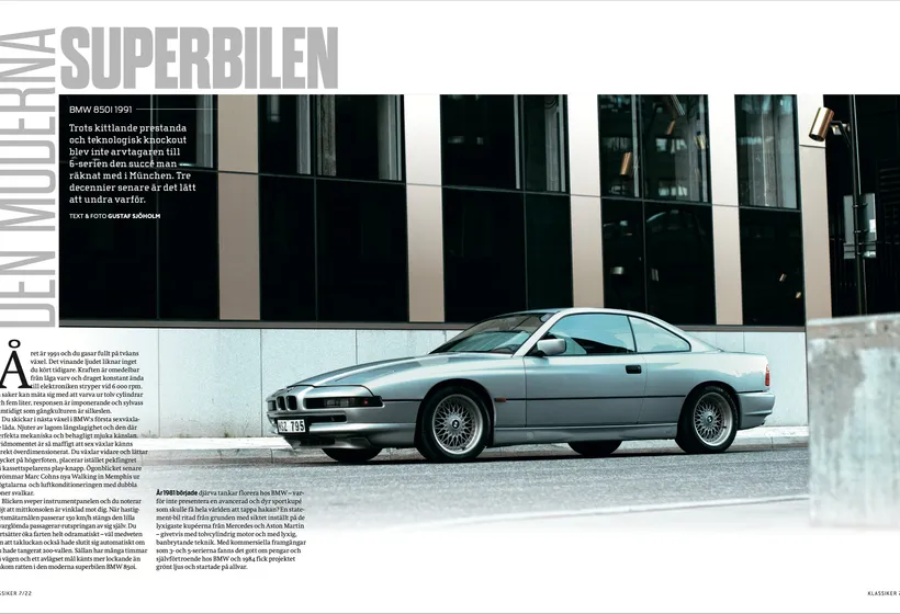1991 BMW 850i 6-växlad manuell