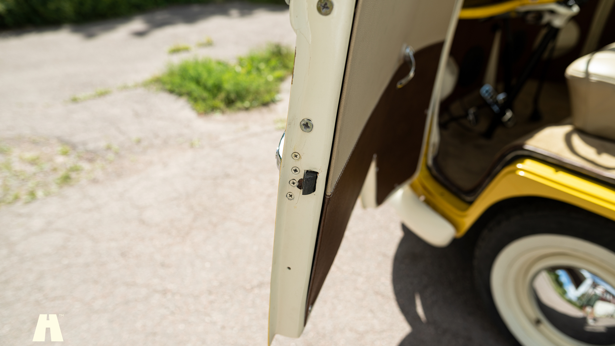 Innenraumfoto von 1974 Volkswagen T1 Split Window  