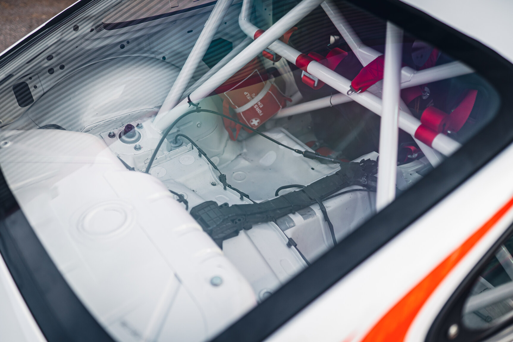 Interiörbild 2011 Porsche 911 GT3 Rally Car