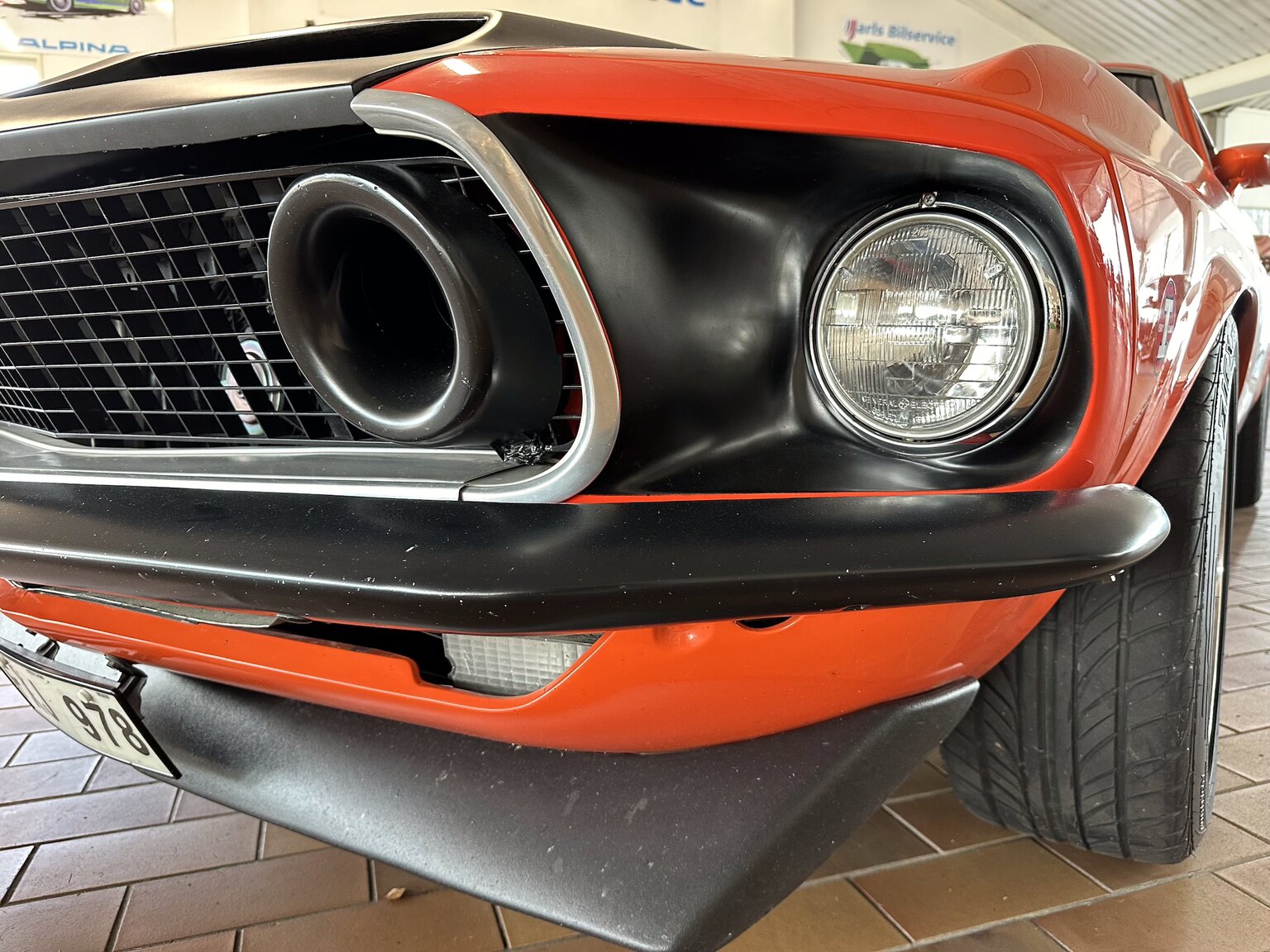 Exterior image of 1969 Ford Mustang Fastback Boss Race Car