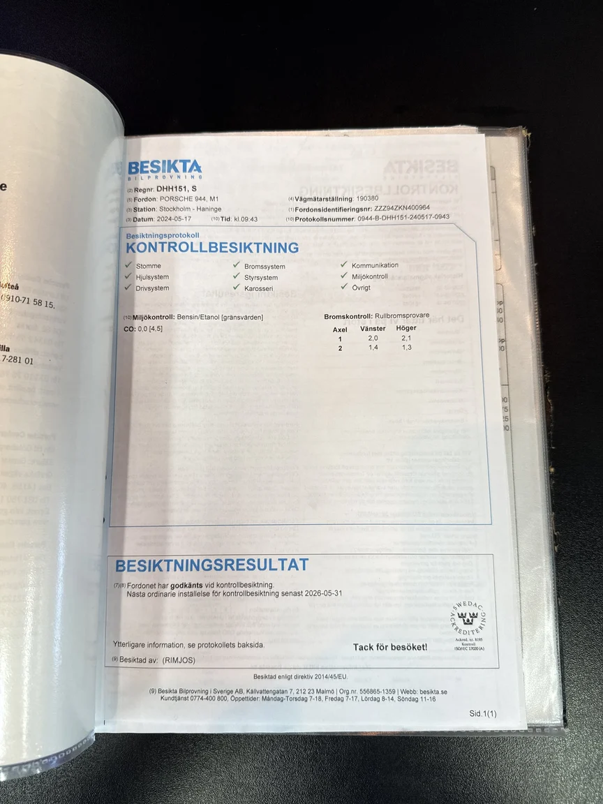 Dokumentation, 1989 Porsche 944 2.7 (7)