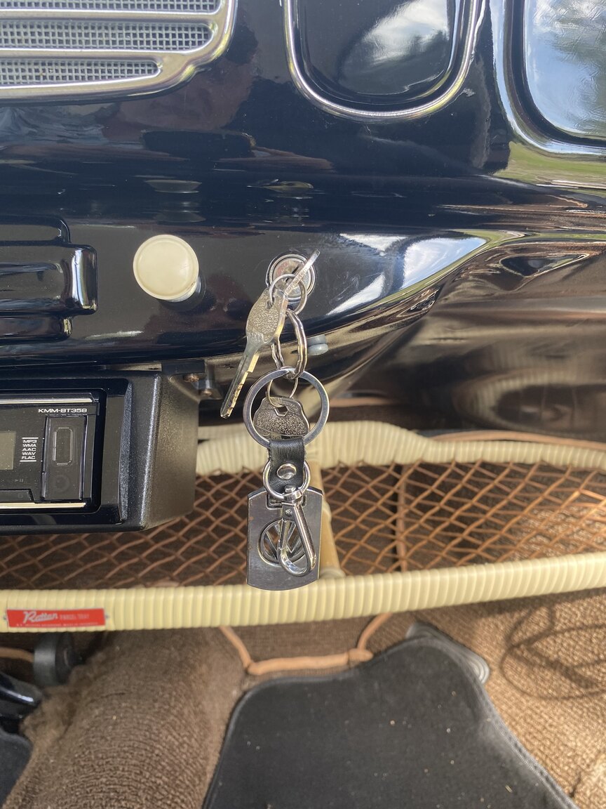Innenraumfoto von 1956 Volkswagen Beetle 