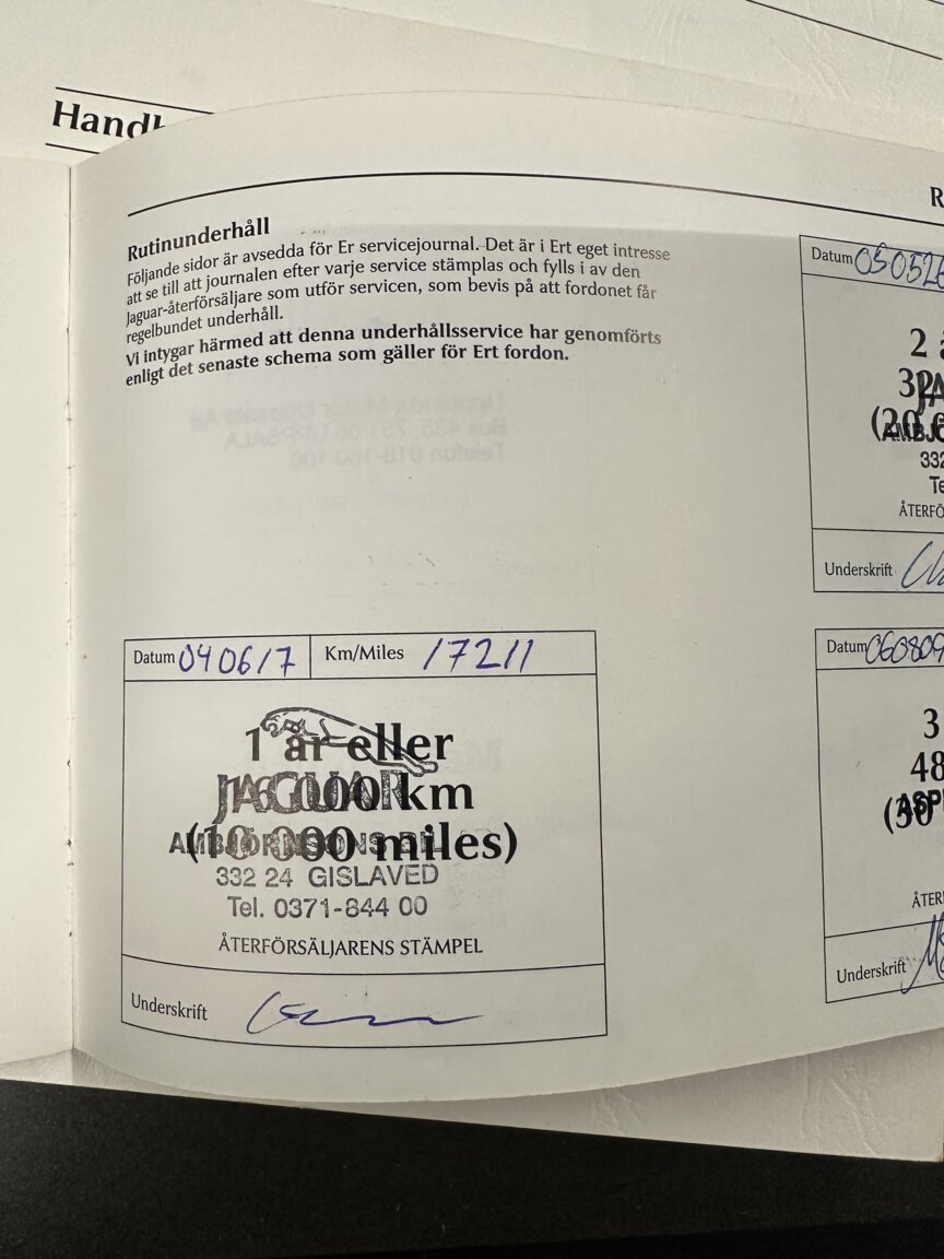 Documentation for 2003 Jaguar S-Type R