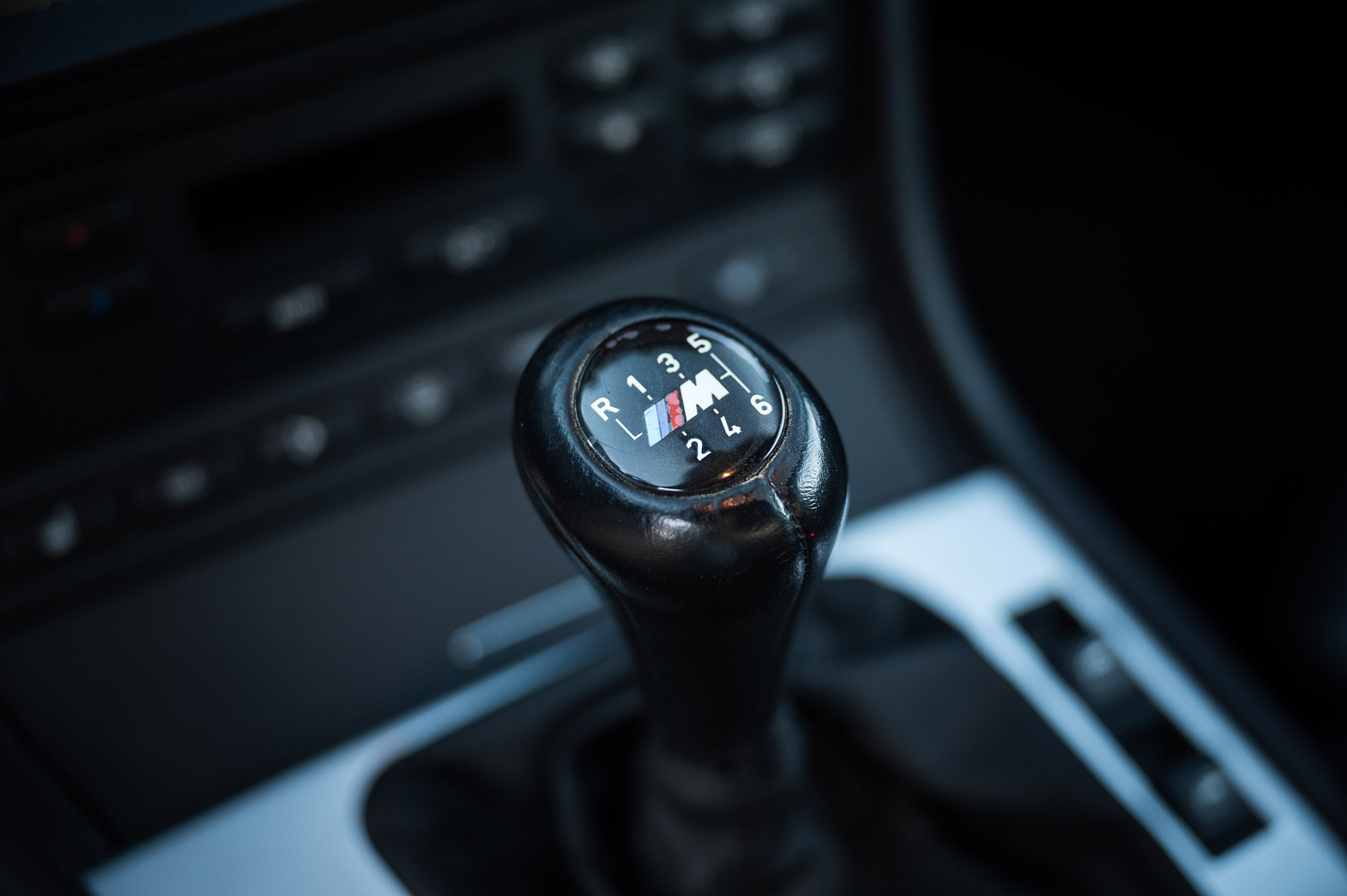 Interiörbild 2005 BMW M3 E46 manuell