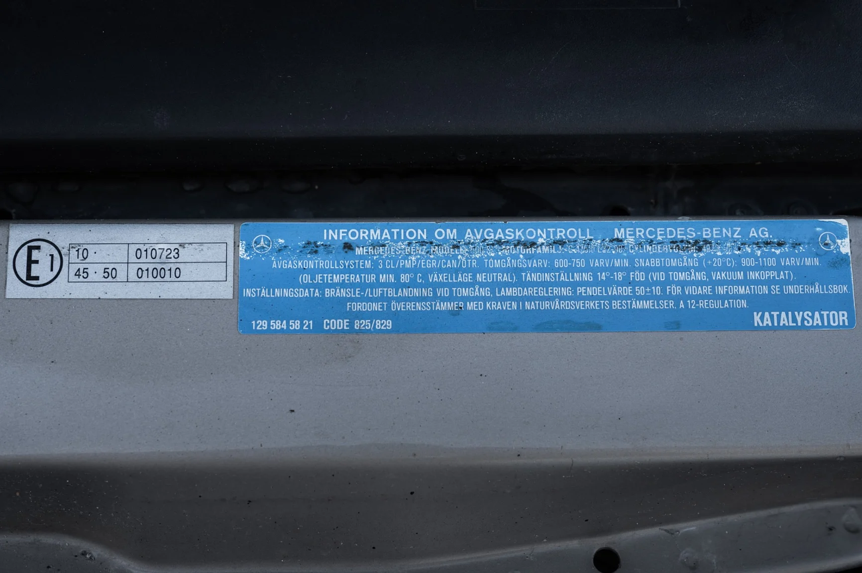 Dokumentation, 1991 Mercedes-Benz 500 SL (27)