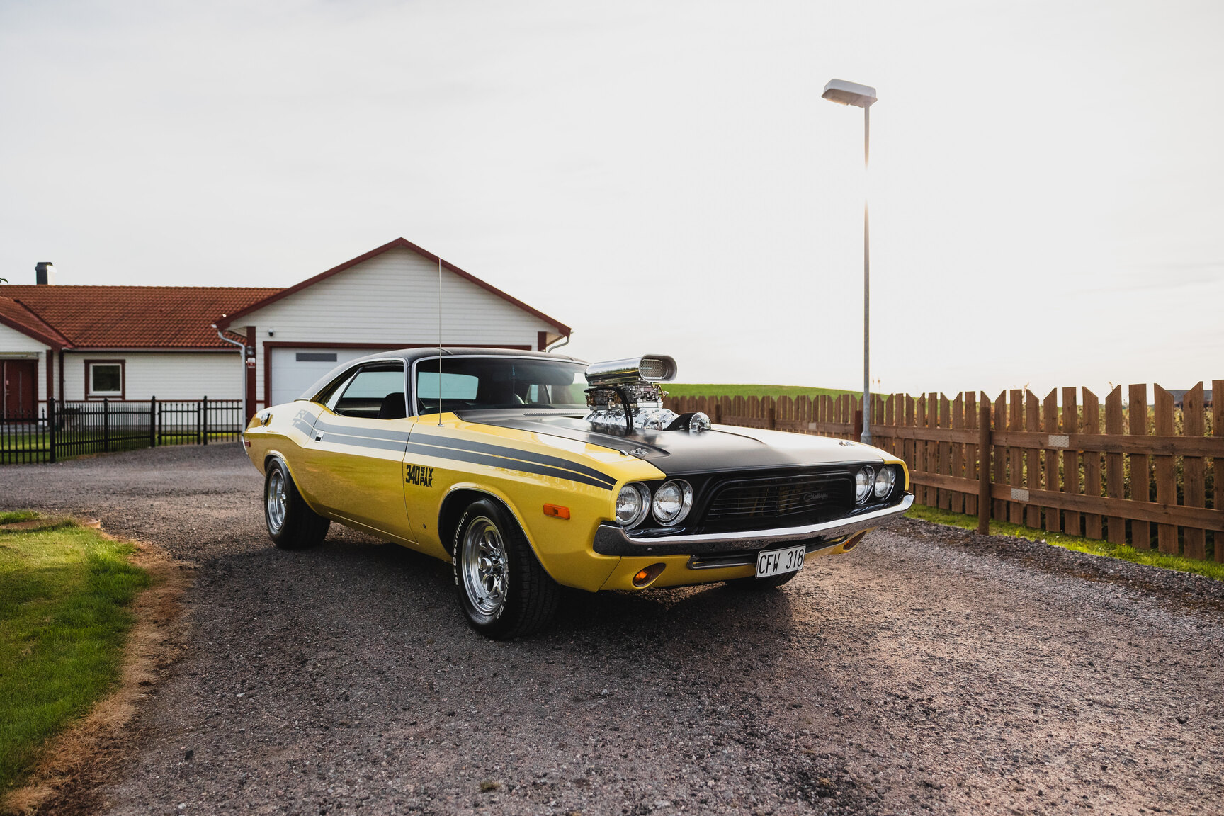 Exteriörbild på 1972 Dodge Challenger
