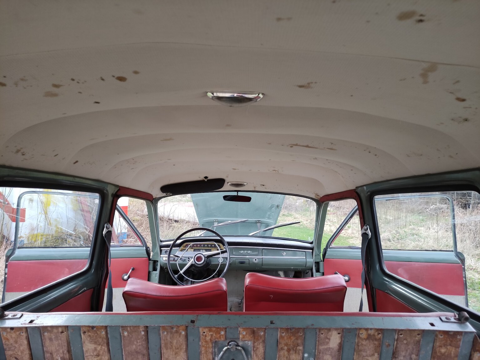 Interiörbild 1960 Volvo P210 Duett