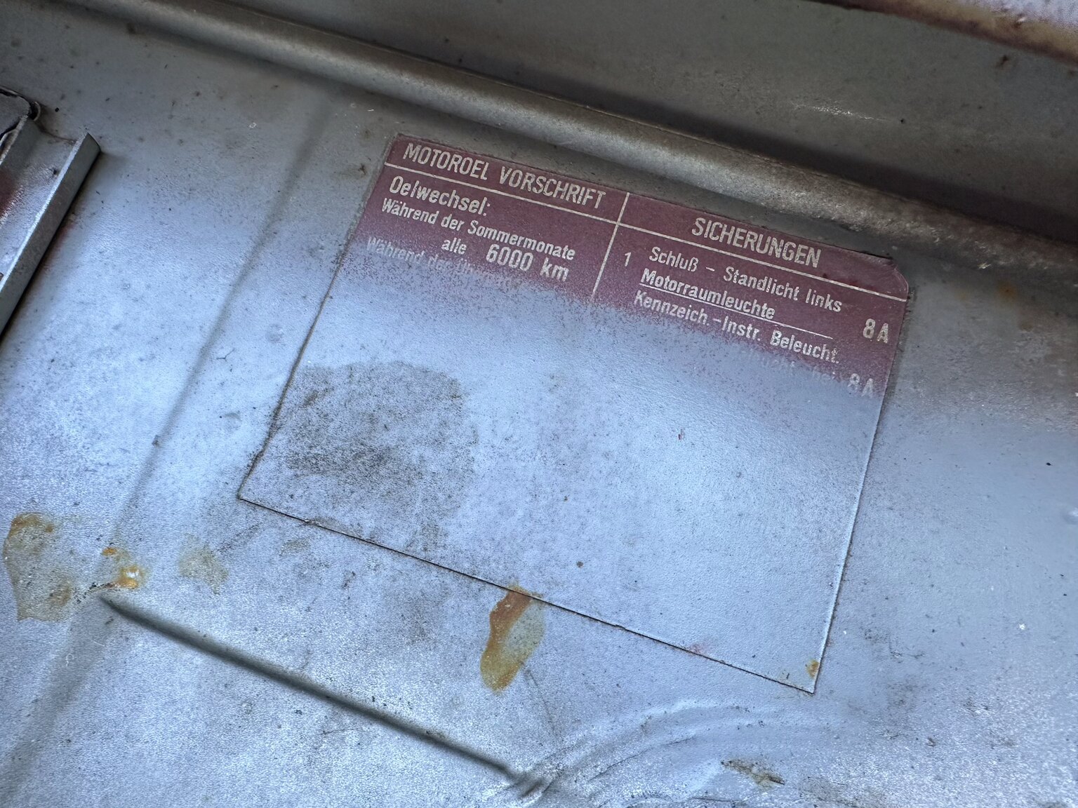 Innenraumfoto von 1968 BMW 2000 CS