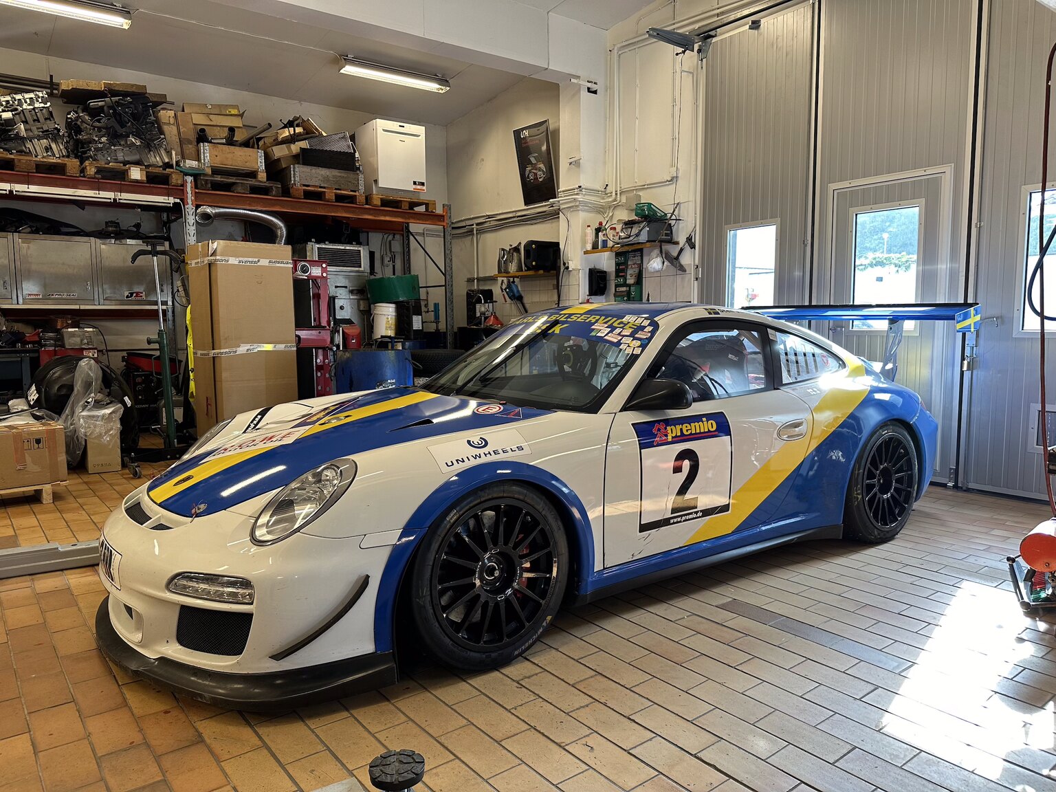 Exteriörbild på Porsche 997 Cup
