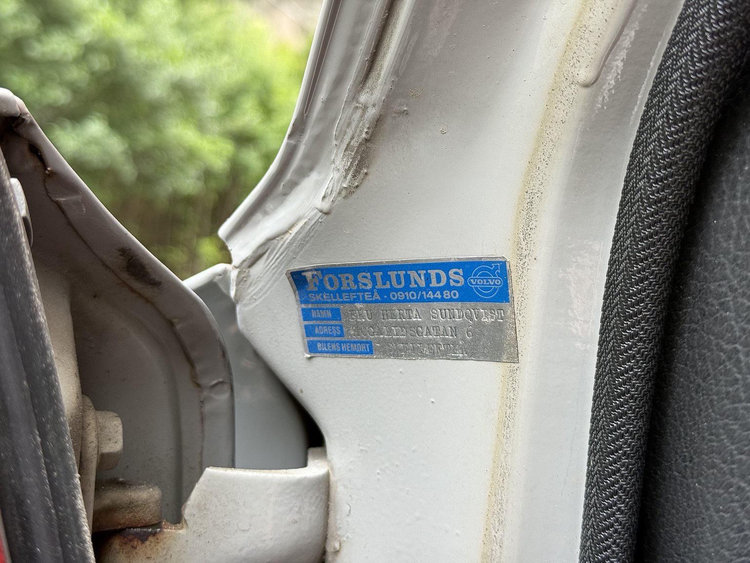 Interior image of 1970 Volvo 142 Automatic