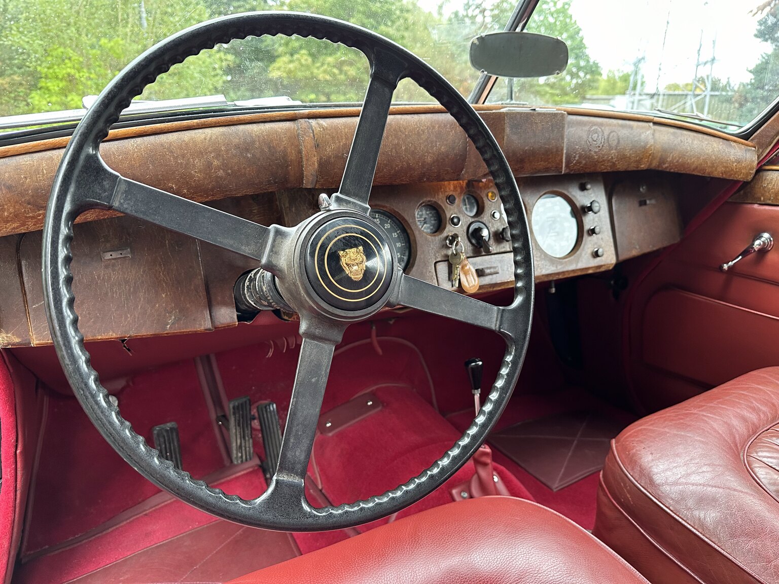 Innenraumfoto von 1954 Jaguar Mark VII Saloon