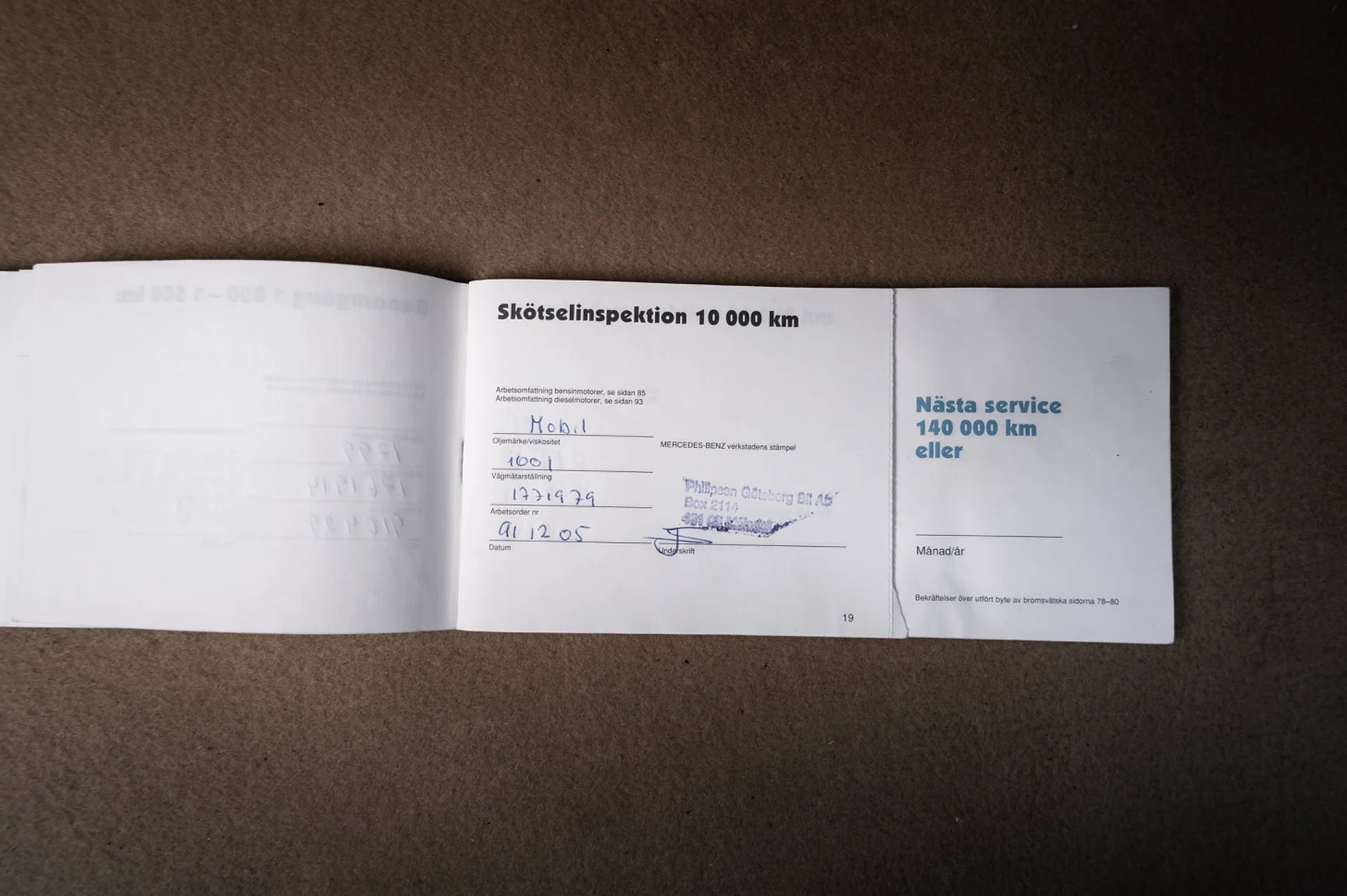 Dokumentation för 1991 Mercedes-Benz 500 SL (11)