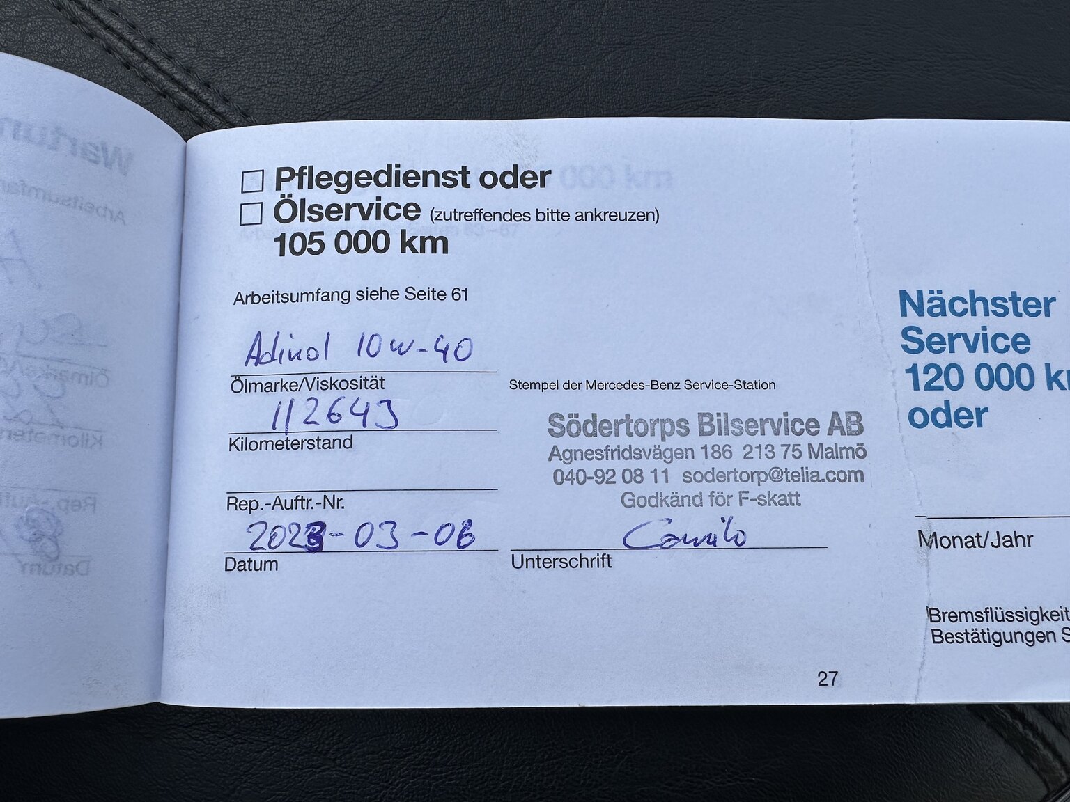 Dokumentation för 1995 Mercedes-Benz SL 500