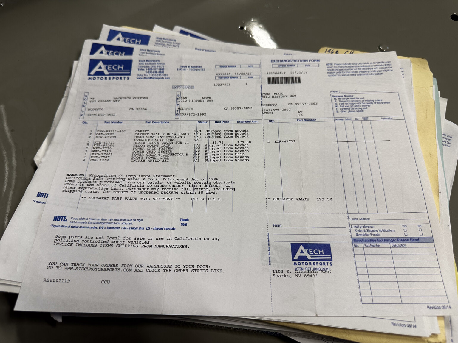 Documentation for 1968 Chevrolet Chevelle PRO Street (78)