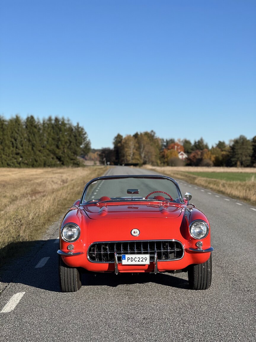 Exteriörbild på 1956 Chevrolet Corvette 