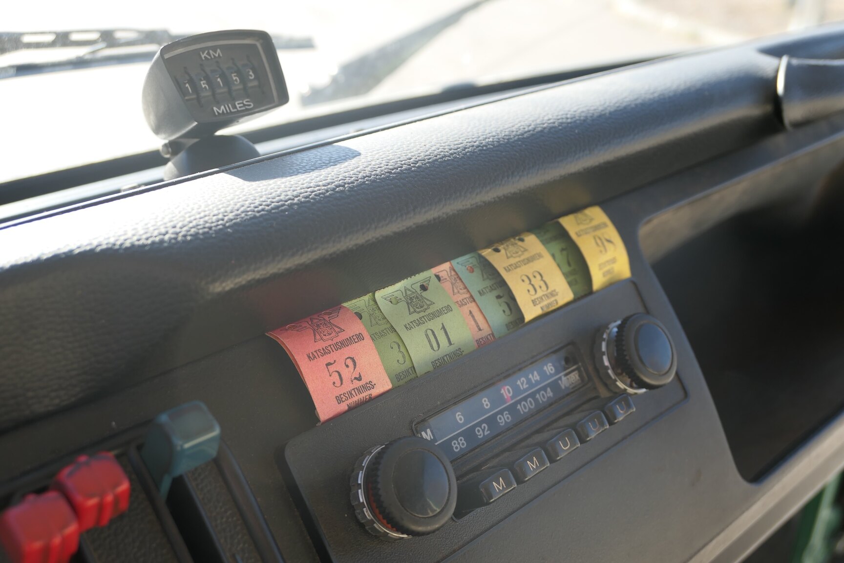 Interiörbild 1975 Volkswagen Transporter 1600 Minibuss