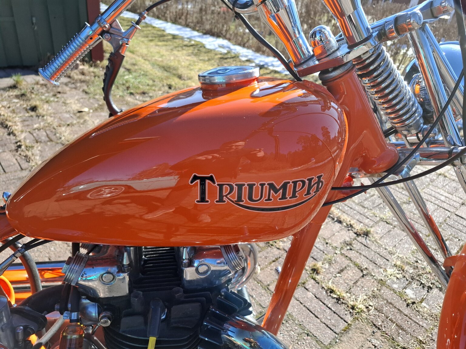 Aussenfoto 1953 Triumph Thunderbird Chopper