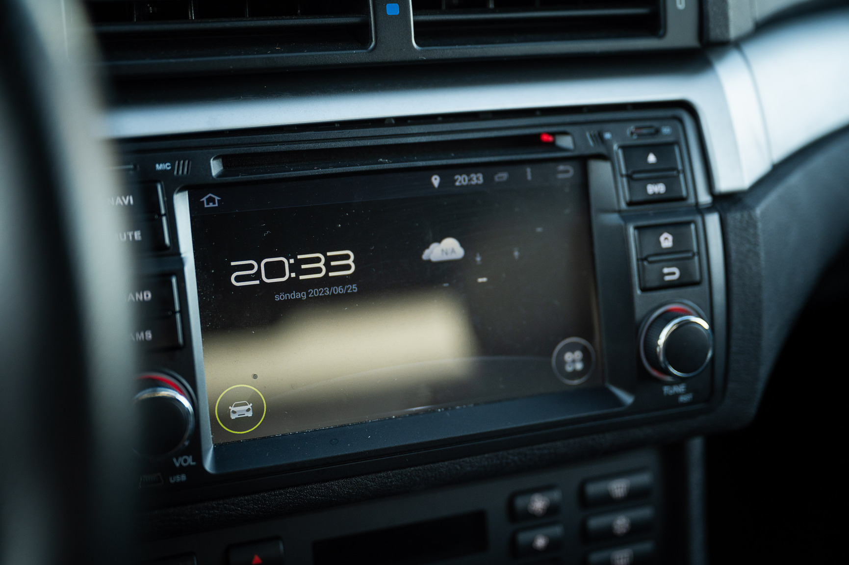 Interiörbild 2005 BMW M3 E46 manuell