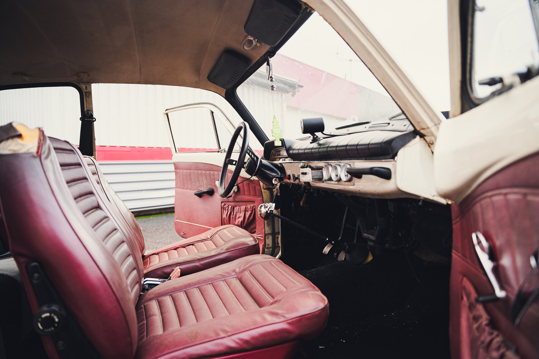 Interiörbild 1968 Volvo Amazon Turbo - Ett sista race