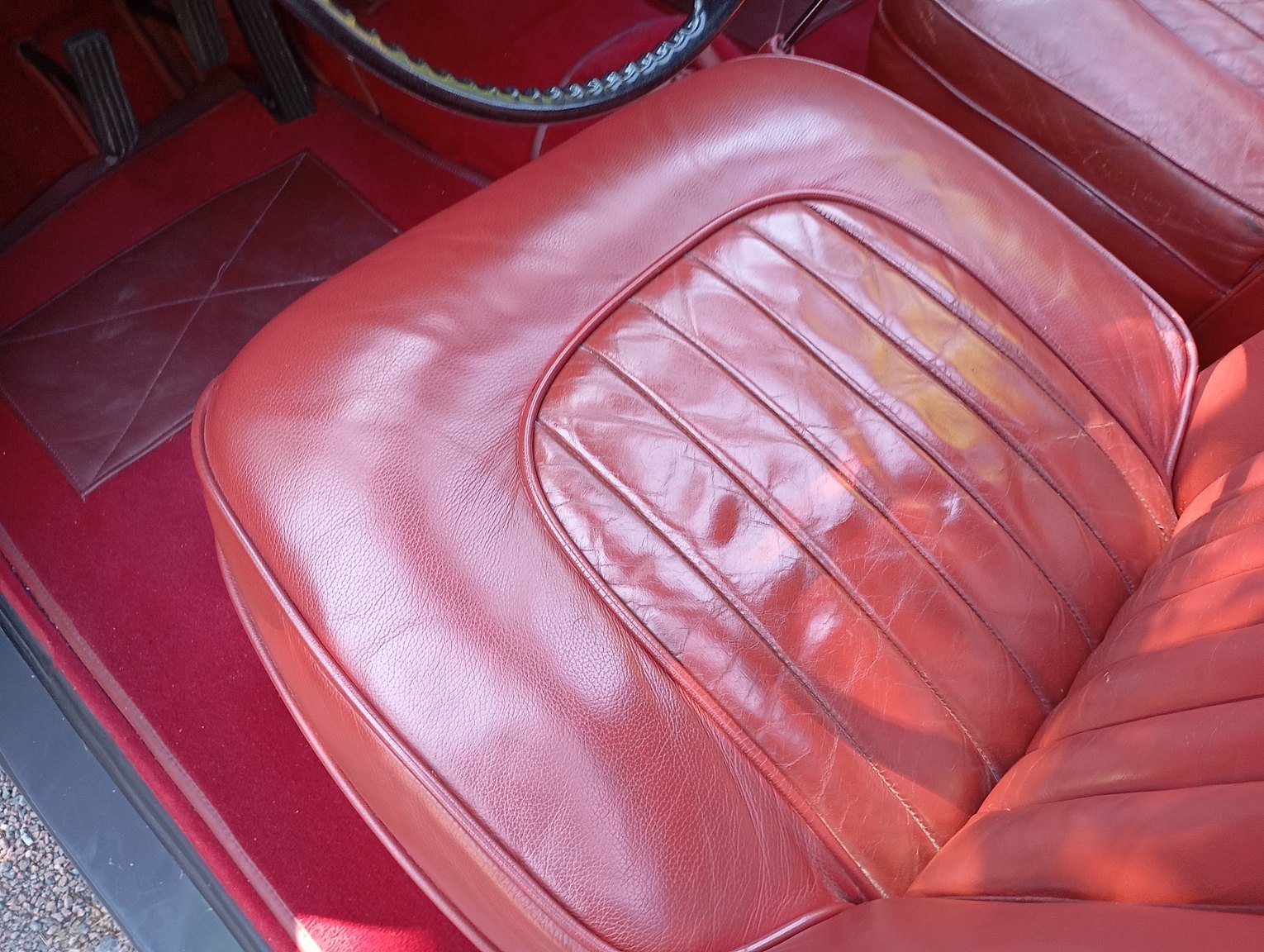 Interior image of 1954 Jaguar Mark VII