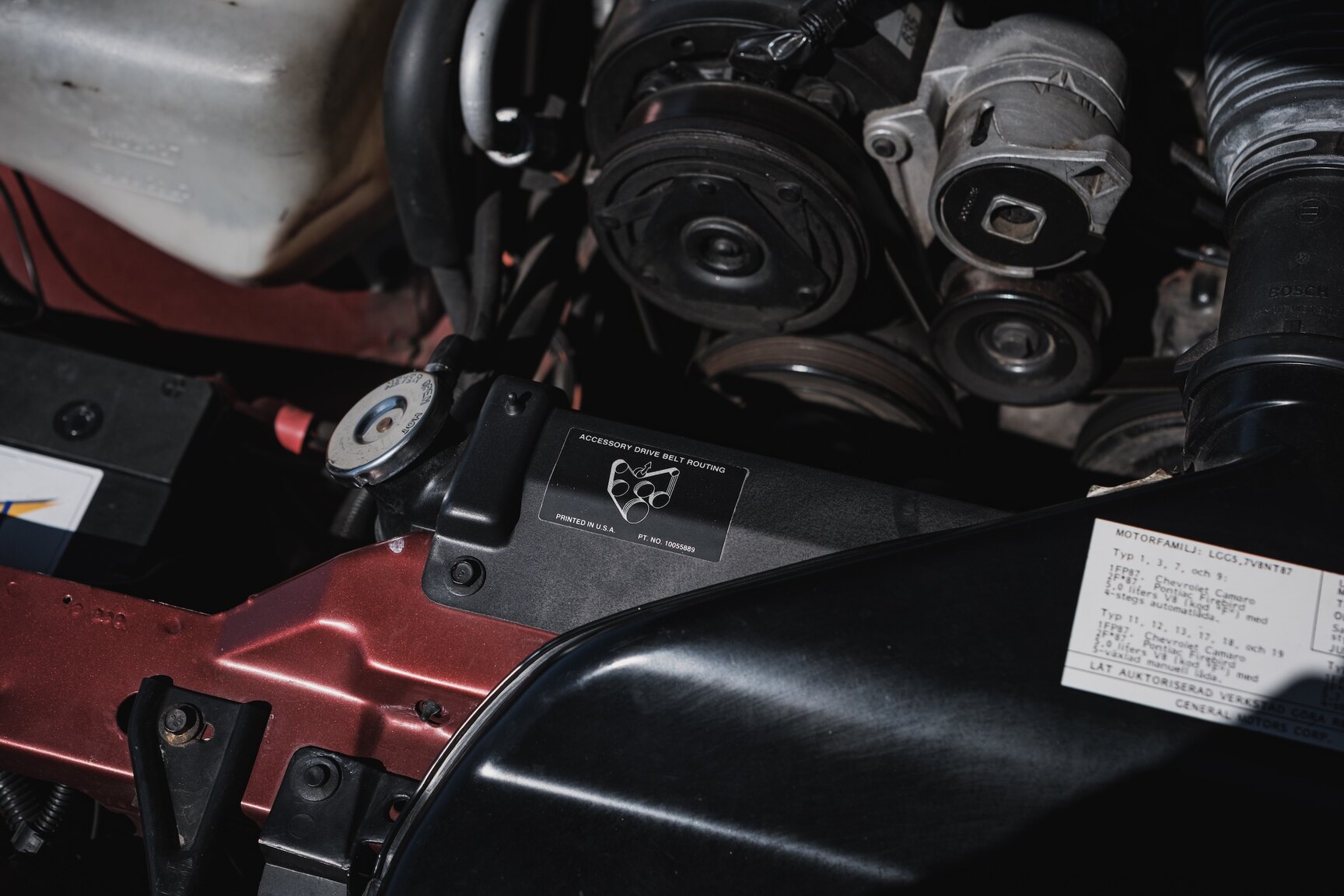 Image of 1988 Chevrolet Camaro Z28 Iroc-Z Convertible mechanics