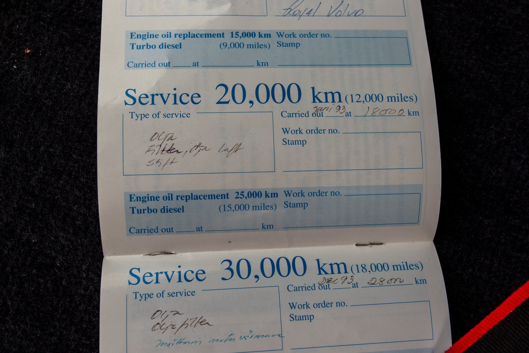 Documentation for 1990 Volvo 745 Turbo (4)