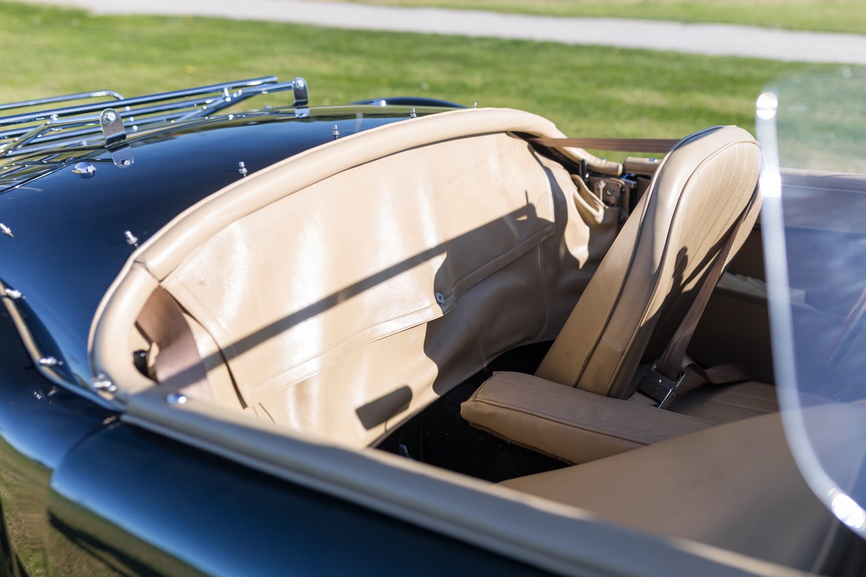 Interiörbild 1958 MG MGA 1500