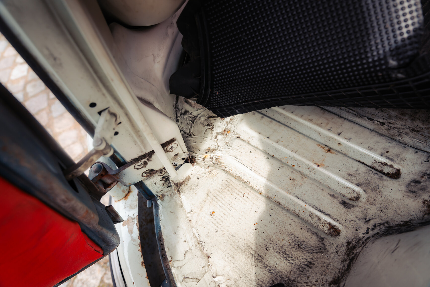 Interiörbild 1964 Volkswagen Kleinbus Transporter 1500 Deluxe “21-fönsters Samba”