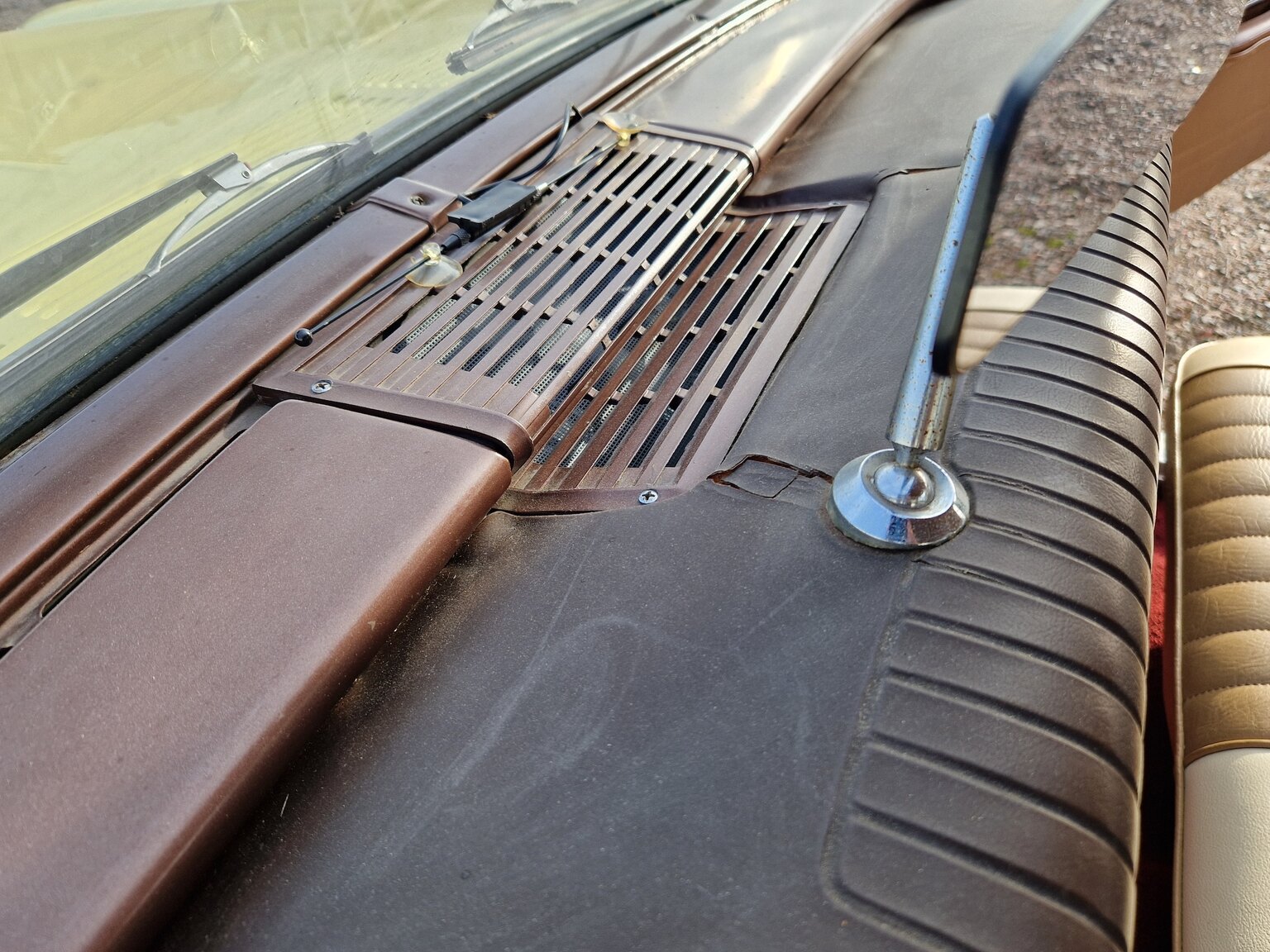 Interiörbild 1961 Chrysler Windsor Coupé