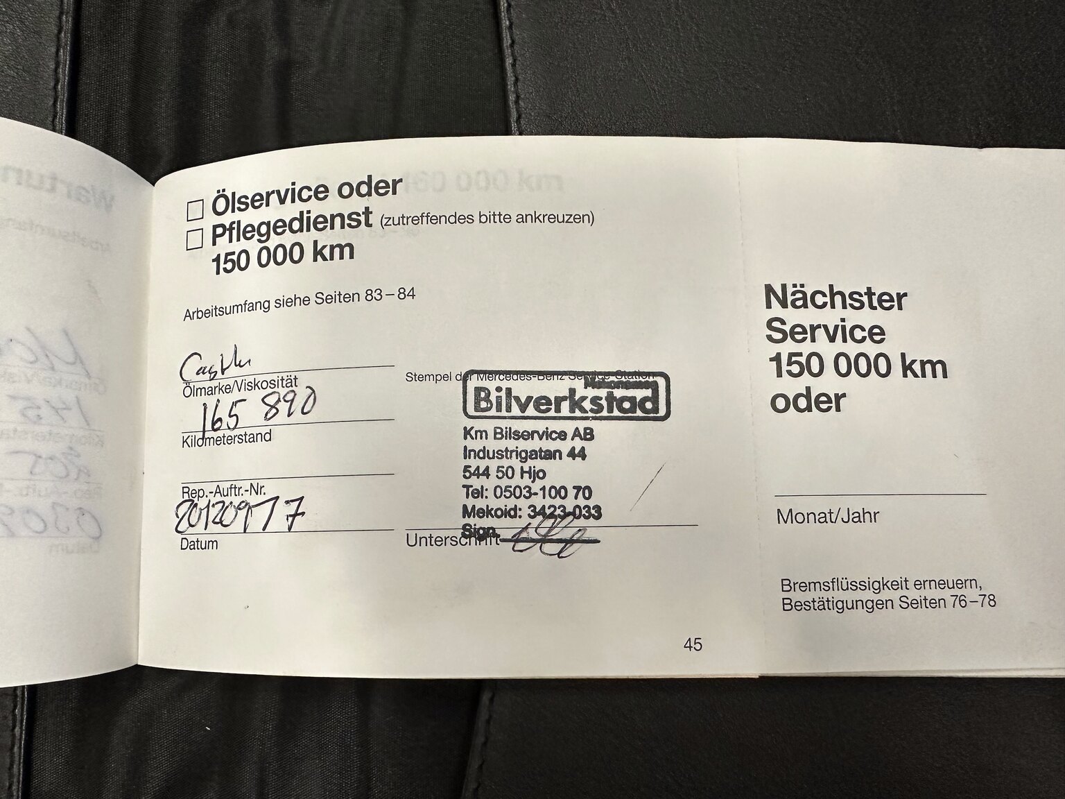 Dokumentation för 1993 Mercedes-Benz SL 320