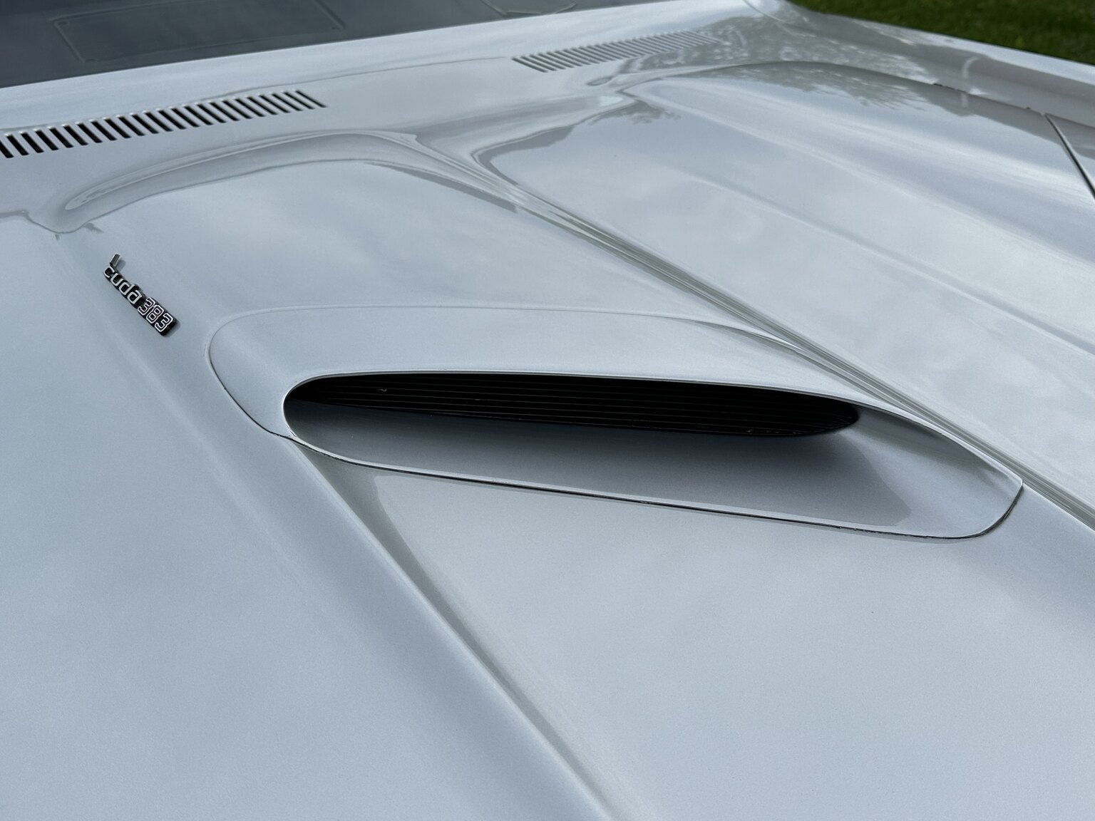 Exteriörbild på 1970 Plymouth Cuda 383