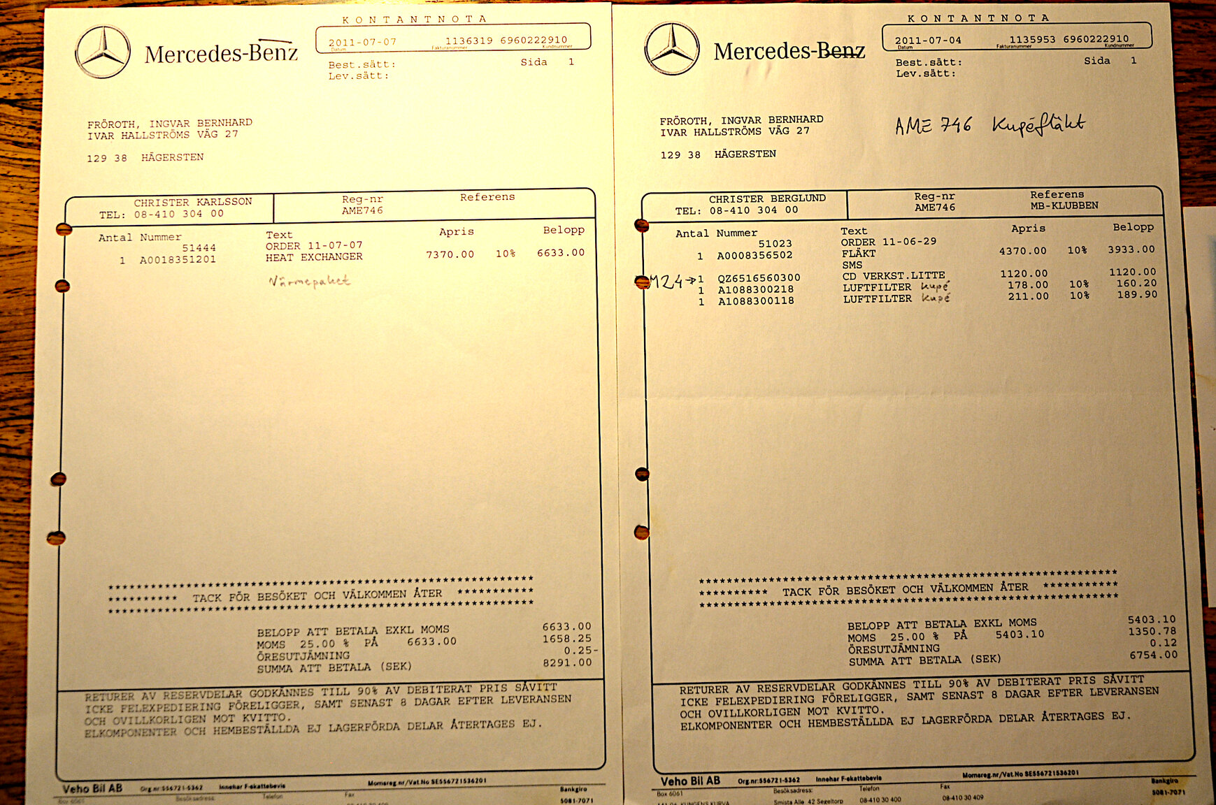 Dokumentation för 1968 Mercedes-Benz W109 300 SEL 6.3