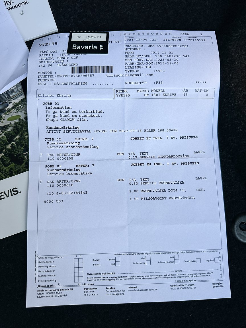 Documentation for 2018 BMW 430i xDrive Convertible