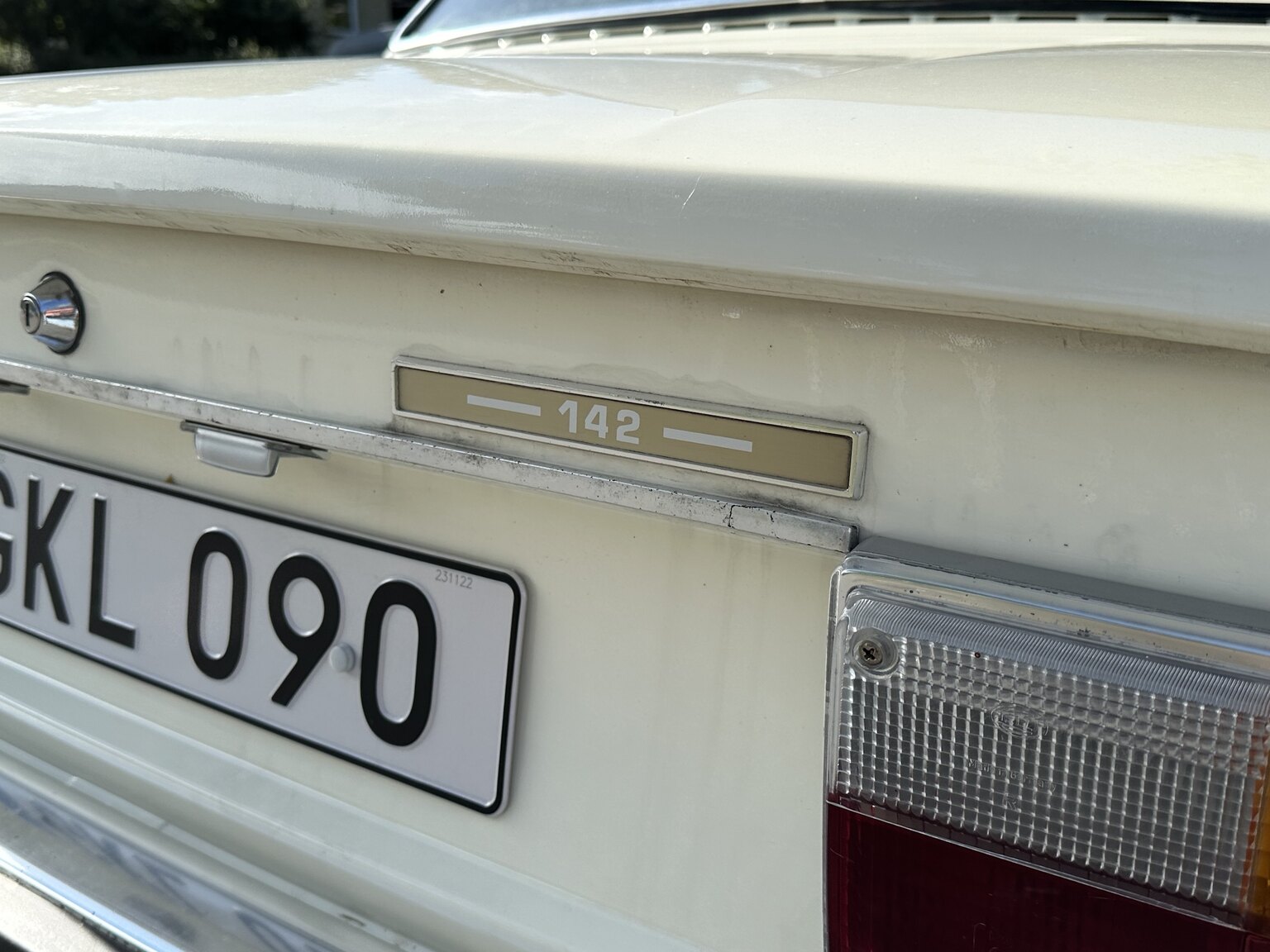 Exteriörbild på 1973 Volvo 142